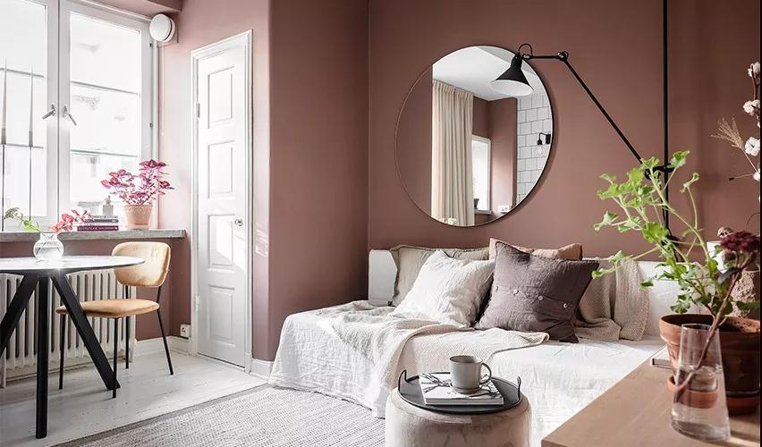 單身女子 25㎡柔和煙熏粉小宅！問你羨慕不？